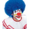 Clown Circus Party Entertainer Costume Adult Jester Tux Hat FREE Blue AFRO Wig - Image 4