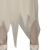 GHOSTLY WHITE WITCH COSTUME SKIRT ADULT HALLOWEEN WOMEN JADIS LILITH NARNIA JINN - Image 4