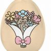 Gund Pusheen Set of 2 Bouquet Flower Egg Ornament Christmas Hanging Decoration - Image 4