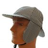 Sherlock Holmes Hat Detective Costume Cap Deerstalker Houndstooth Ear Flap Check