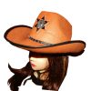 Adults Western Sheriff Brown Cowboy Hat Texas Ranger Men Gunslinger Tan Costume