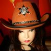 Adults Western Sheriff Brown Cowboy Hat Texas Ranger Men Gunslinger Tan Costume - Image 3