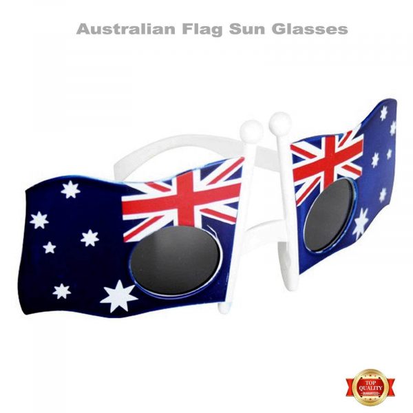 Australian Flag Glasses Costume Australia Team Supporter Aussie Sun Shades