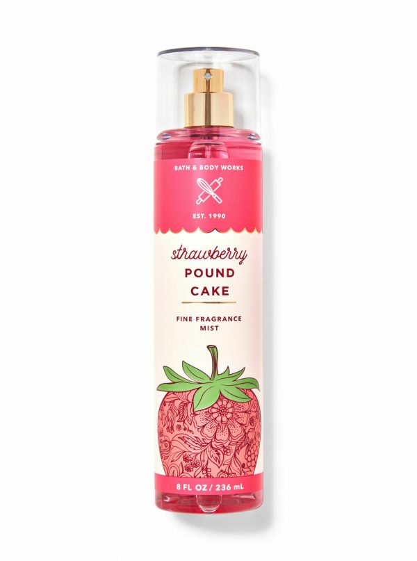 BATH BODY WORKS STRAWBERRY CAKE FRAGRANCE MIST PERFUME SPRAY SCENT WOMENS GIFT - Image 3