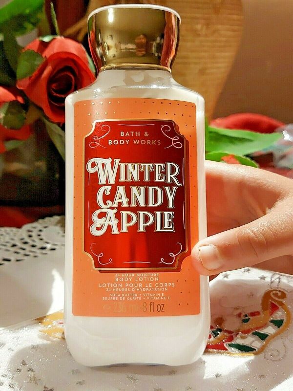 Bath & Body Works Winter Candy Apple Lotion Women's Gift Christmas 8 fl oz - Image 3