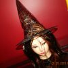 Black Silver Glitter Witch Hat Hair Halloween Costume Accessory Girl Child Kid - Image 4