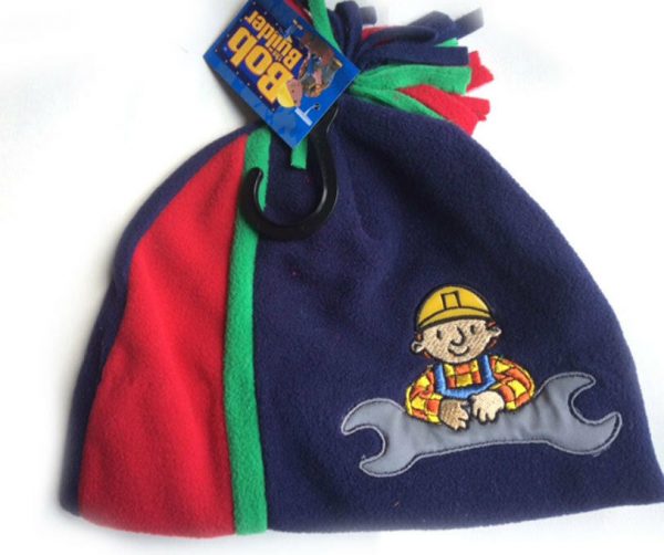 Bob the Builder Beanie Boys Toddlers Soft Knit Winter Cap Hat Baby 2-4y Child