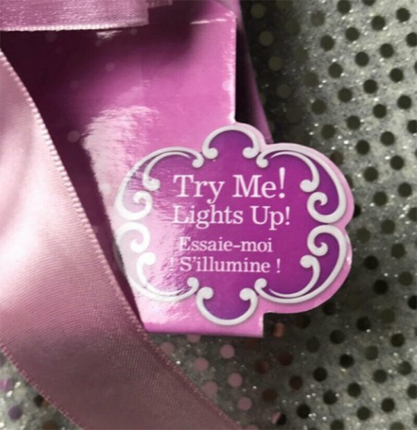 Disney RAPUNZEL Jewel Flashing light up flower wand TANGLED NWT Disney Store - Image 5