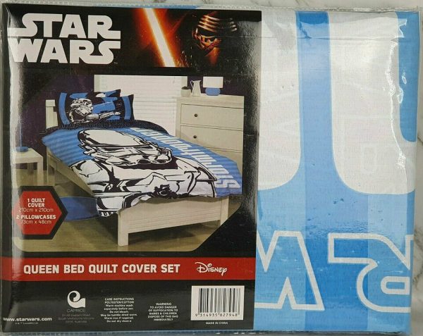 Disney Star Wars Double Bed Quilt Cover Duvet Doona StormTrooper Boys Child Gift - Image 4