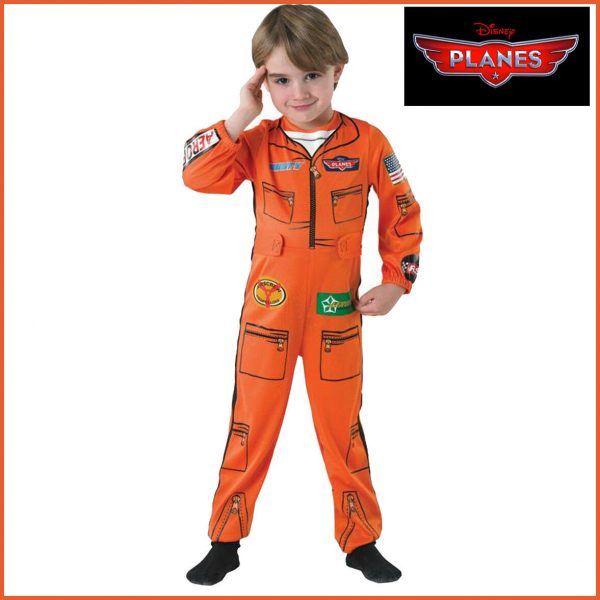 Dusty Crophopper Flight Suit Boys Kids Costume Disney Planes BookWeek S: Medium - Image 3