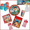 Jake & Neverland Pirates Birthday Party Pack Plates Cups Napkins Loot bags 70pc