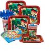 Jake & Neverland Pirates Birthday Party Pack Plates Cups Napkins Loot bags 70pc - Image 9