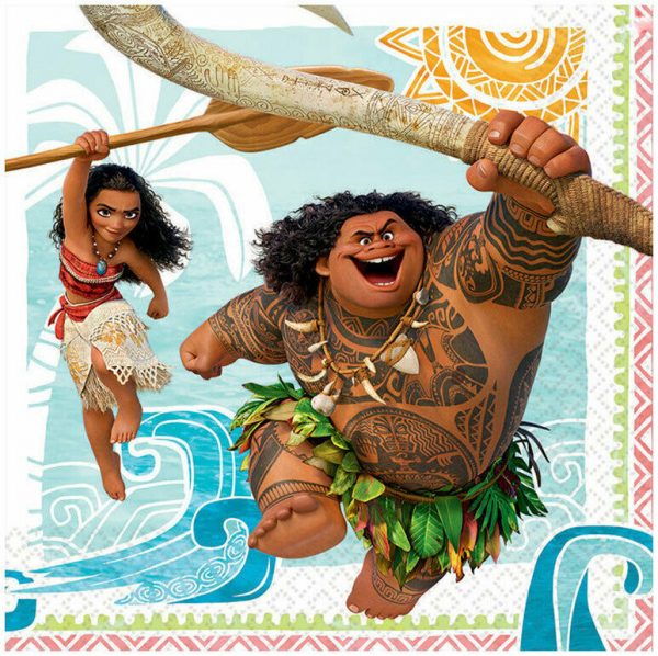 Moana Birthday Party Supplies Plates Cups Napkins Cutlery T.Cover FREE Balloons - Image 3