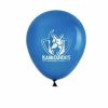 NORTH MELBOURNE KANGAROOS AFL TEAM LATEX BALLOON PACK OF 25 DOUBLE SIDED LOGO - Image 4