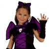 Bat Girl Costume Halloween Witch Vampire Purple Wings Dress Gloves Hband S/M/L - Image 4