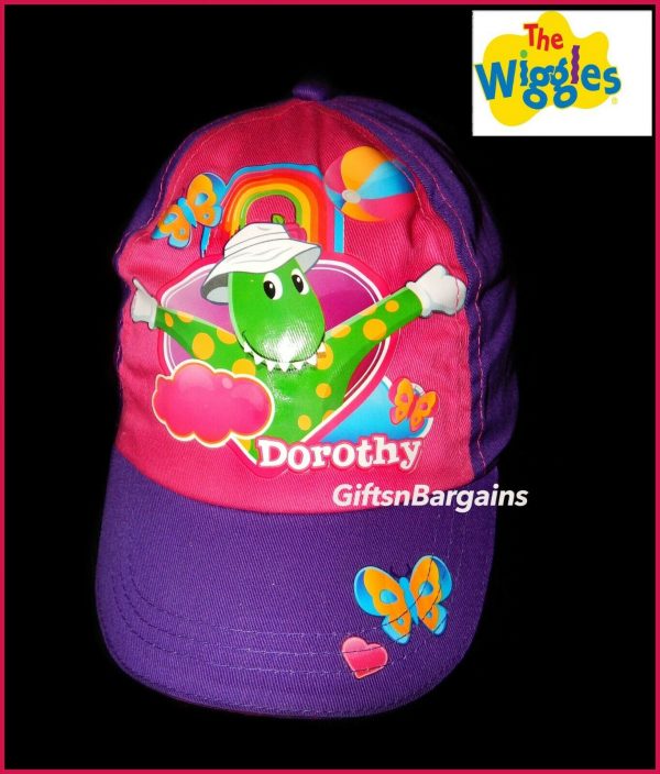 WIGGLES DOROTHY THE DINOSAUR PINK CHILD HAT LEGIONNAIRE STYLE CAP 4-6 y GIRL - Image 4