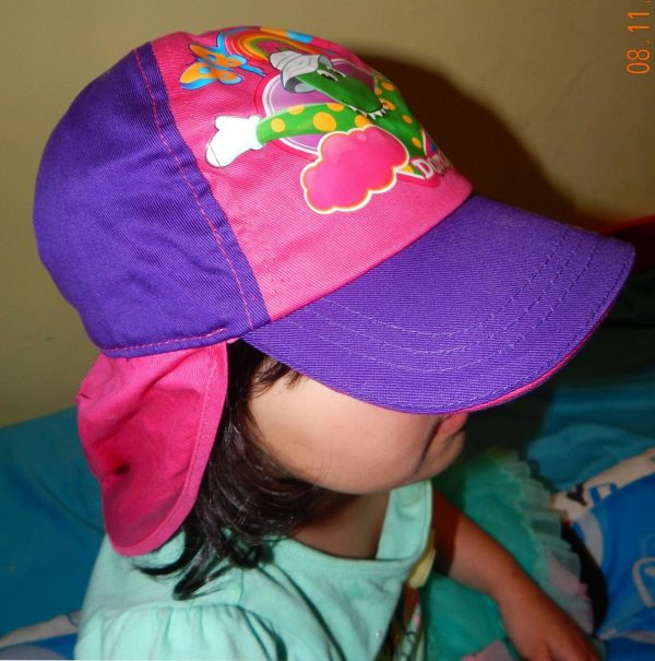 WIGGLES DOROTHY THE DINOSAUR PINK CHILD HAT LEGIONNAIRE STYLE CAP 4-6 y GIRL - Image 6