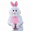 White Bunny Rabbit Mascot Adult Easter Fancy Dress Costume Men Jumpsuit Onesize - Image 5