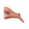 Witch Costume Accessory Set Black Hat Nose Pointy Chin Teeth Claws Halloween - Image 7