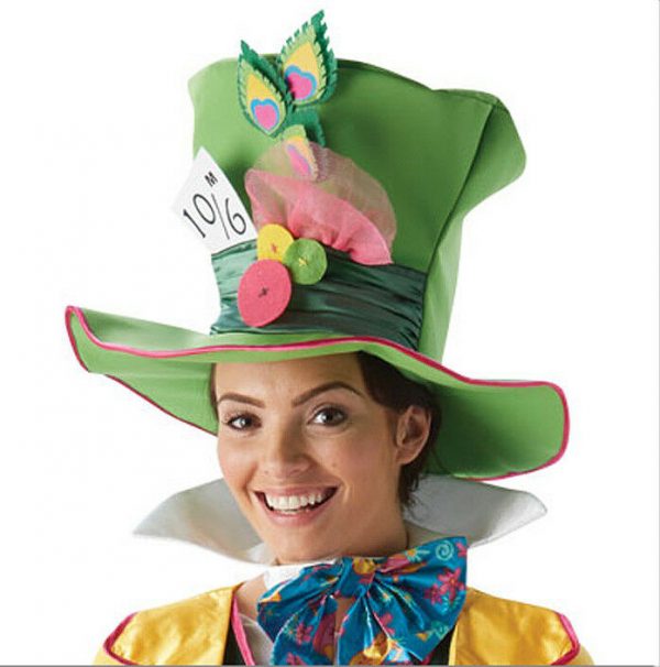 Womens Mad Hatter Costume Book Week Alice In Wonderland Fancy Dress Party Adult - Image 3