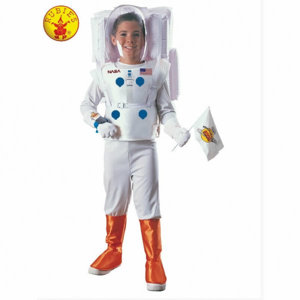 ASTRONAUT COSTUME SPACE HEROES NASA CAREER NEIL ARMSTRONG BUZZ CHILD BOY EXPRESS - Image 3