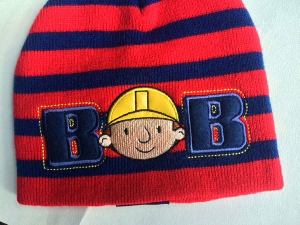 Bob the Builder Beanie Boys Toddlers Soft Knit Winter Acrylic Hat kids 2-4y Red - Image 4