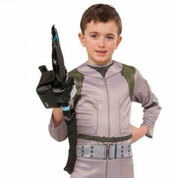 Boys Ghostbusters Costume Jumpsuit Kids Girls Fancy Dress Halloween Proton Wand - Image 4