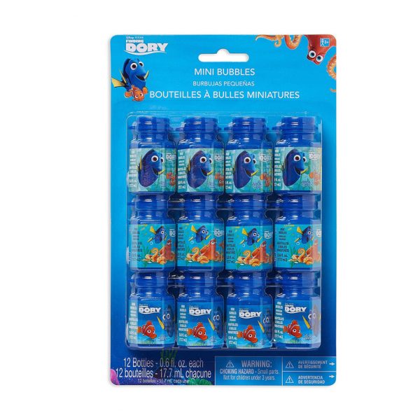 Disney Finding Dory Birthday Party Favours 12 Mini Bubble Bottles & Wands Kids - Image 4