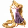 Disney Princess Rapunzel Glow in Dark Wig Long Blonde Hair Girl Child Licensed - Image 3