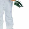 Easter Bunny Premium Deluxe Plush Mascot White Rabbit Suit Adult Men Costume STD - Image 4