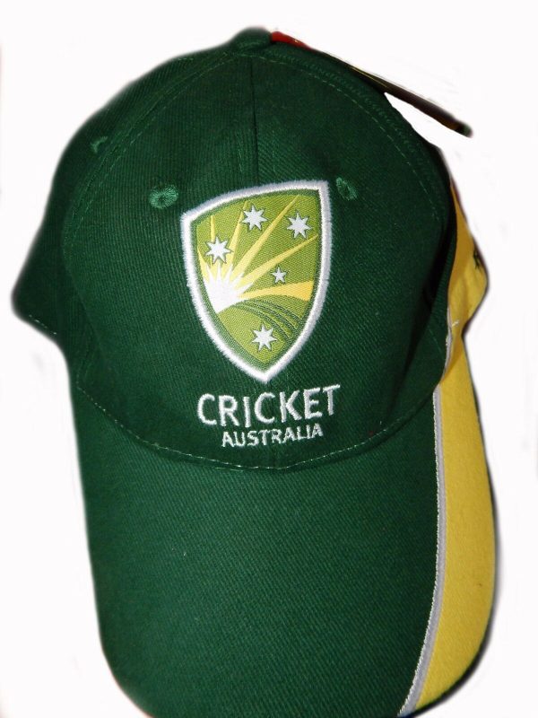 Licensed Cricket Australia Cap Green Yellow Sport Fan Hat Men Christmas Gift - Image 3