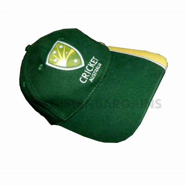 Licensed Cricket Australia Cap Green Yellow Sport Fan Hat Men Christmas Gift - Image 5