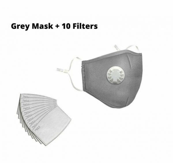 Washable Face Mask Mouth Reusable Anti-Pollution Cotton w Pocket filter Adult - Image 18