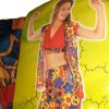 1960s Hippie Flower Power Costume Woodstock 60s 70s Fancy Dress Women RetroAdult - Image 5