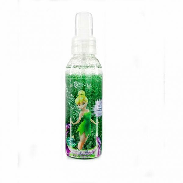6 DISNEY TINKERBELL FAIRY GLITTER BODY PERFUME SPRAY 5$* BULK! HAIR APPLE SCENT - Image 3