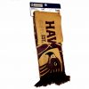 AFL HAWTHORN HAWKS APEX JACQUARD SCARF OFFICIAL FOOTY BROWN YELLOW LICENSED NEW - Image 4
