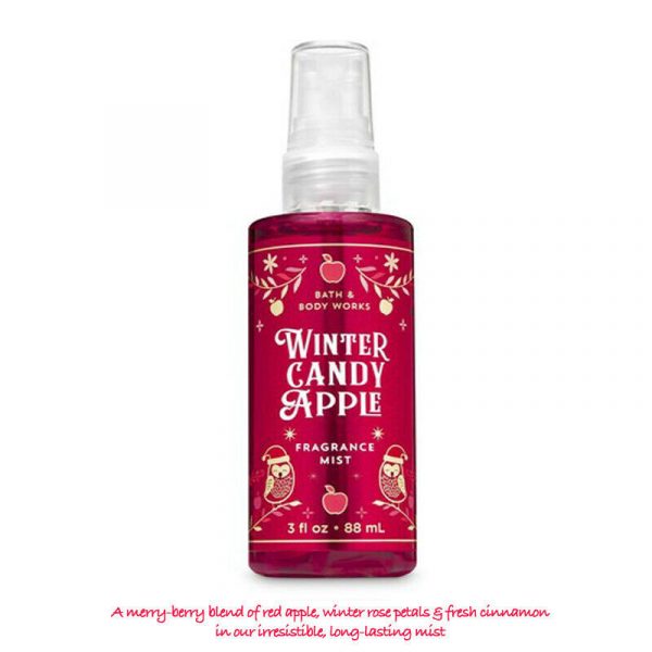 BATH & BODY WORKS WINTER CANDY APPLE SCENT FRAGRANCE MIST BODY SPRAY XMAS GIFT - Image 3