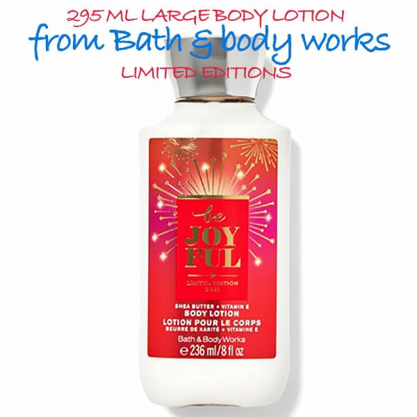 Bath & Body Works Be Joyful Lotion Women's Gift Christmas Full Size 236ml