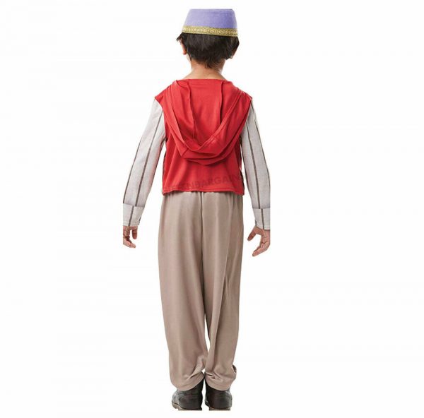 Boys Aladdin Prince Disney Costume Kids Aladdin Child Book Week Fancy Dress 7-8y - Image 5