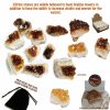 Citrine Crystal Cluster Gemstone Healing Vitality Abundance 5cm Free VELVET Bag - Image 3