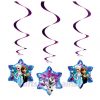DISNEY FROZEN BIRTHDAY PARTY HANGING SWIRL DECORATIONS SNOW FLAKE (3) 26″ XMAS