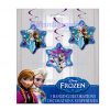 DISNEY FROZEN BIRTHDAY PARTY HANGING SWIRL DECORATIONS SNOW FLAKE (3) 26″ XMAS - Image 3