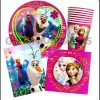 DISNEY FROZEN BIRTHDAY PARTY SUPPLIES CUPS PLATES LOOT BAGS NAPKINS CUTLERY - Image 3