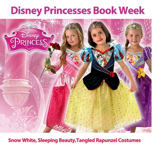 Disney Princess Sleeping Beauty Aurora Costume Girls S,M Book Week Pink Dress - Image 4