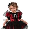 Girls Little Bat Costume Child Halloween Tutu Dress + Mini Hat + Wings Toddler - Image 3