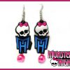 MONSTER HIGH SKULLETTE EARRINGS BIRTHDAY GIRL GIFT PARTY LOOT BAG FILLER  JEWELLERY