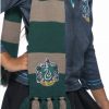 SLYTHERIN DELUXE KNITTED FRINGE SCARF LICENSED HARRY POTTER HOGWARTS EMBROIDERED - Image 4
