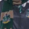 SLYTHERIN DELUXE KNITTED FRINGE SCARF LICENSED HARRY POTTER HOGWARTS EMBROIDERED - Image 5