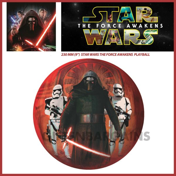 Star Wars Kids Beach Outdoor Play Ball The Force Awakens Boys Toy Activity Gift - Image 3