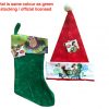 Toy Story Buzz and Woody Friends Christmas Stocking w Matching Santa Hat Green